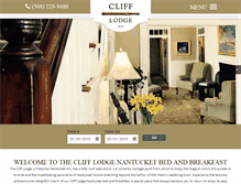 Tablet Screenshot of clifflodgenantucket.com